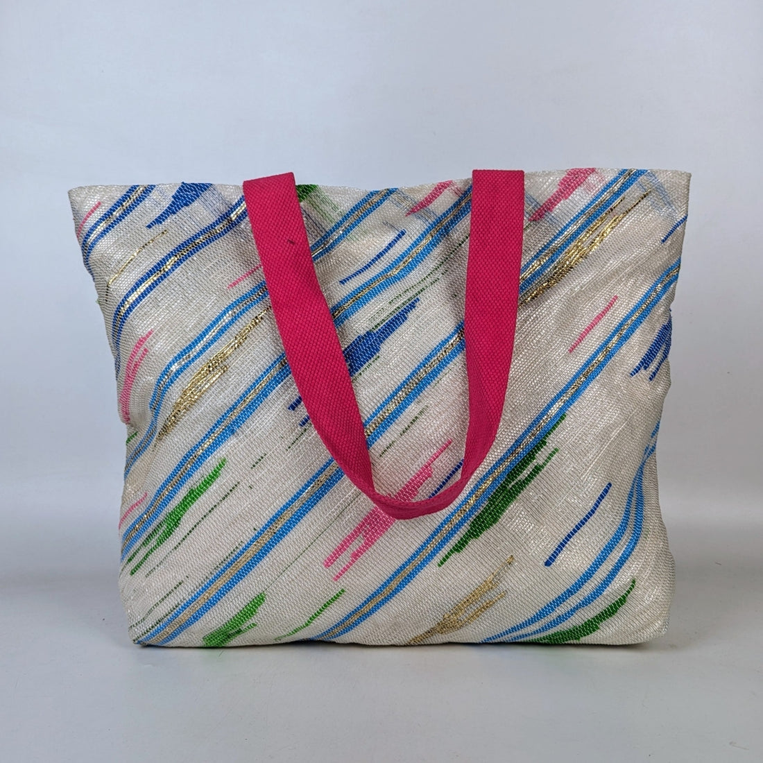 Upcycled Handcrafted Designer Beach Bag (BBD0825-002) PS_W