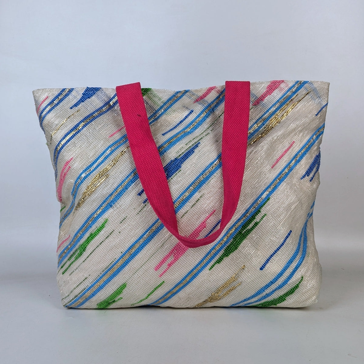 Upcycled Handcrafted Designer Beach Bag (BBD0825-002) PS_W