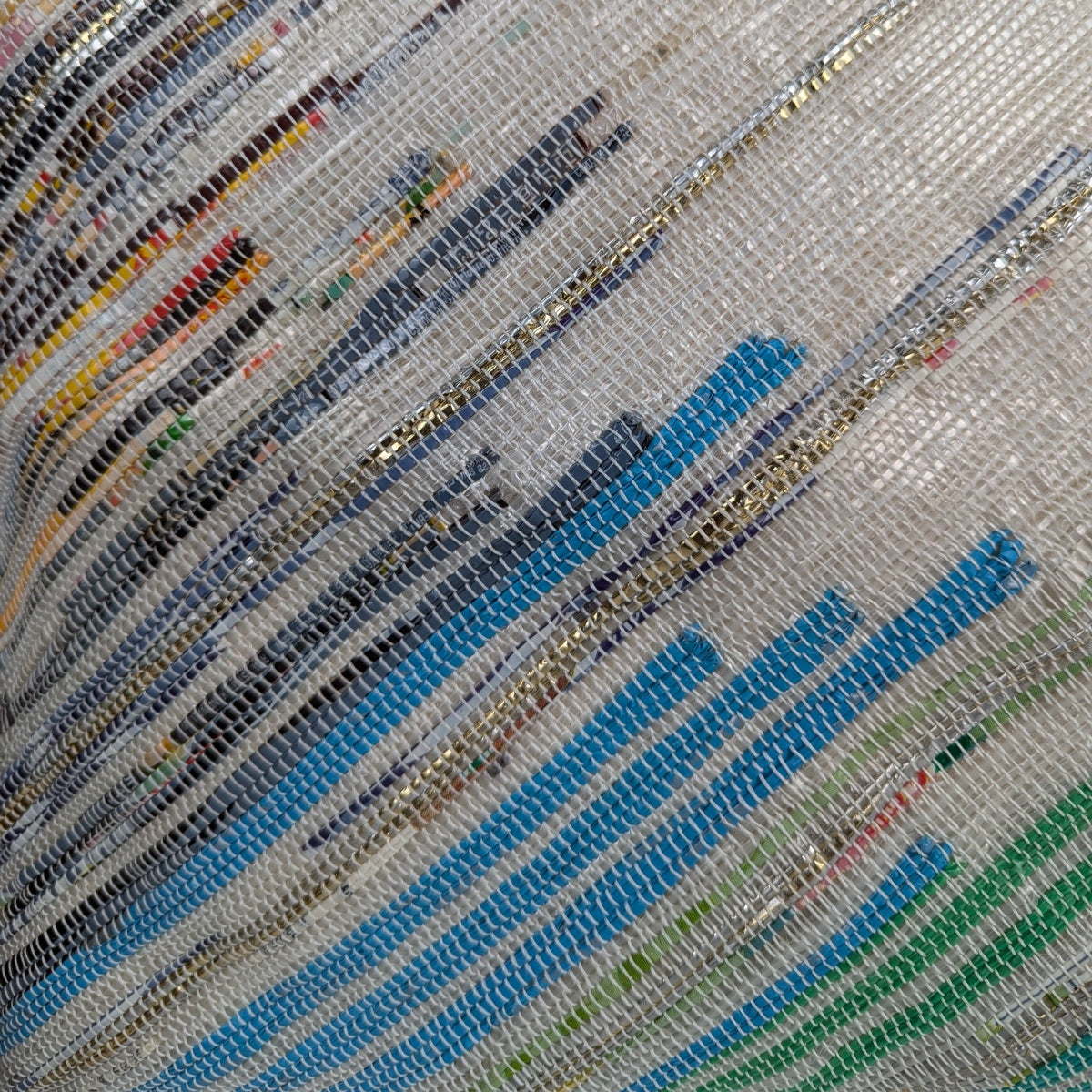 Upcycled Handcrafted Designer Beach Bag (BBD1225-006) PS_W