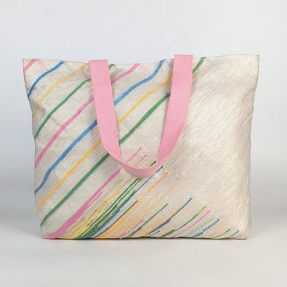 Upcycled Handcrafted Designer Beach Bag (BBD1225-007) PS_W