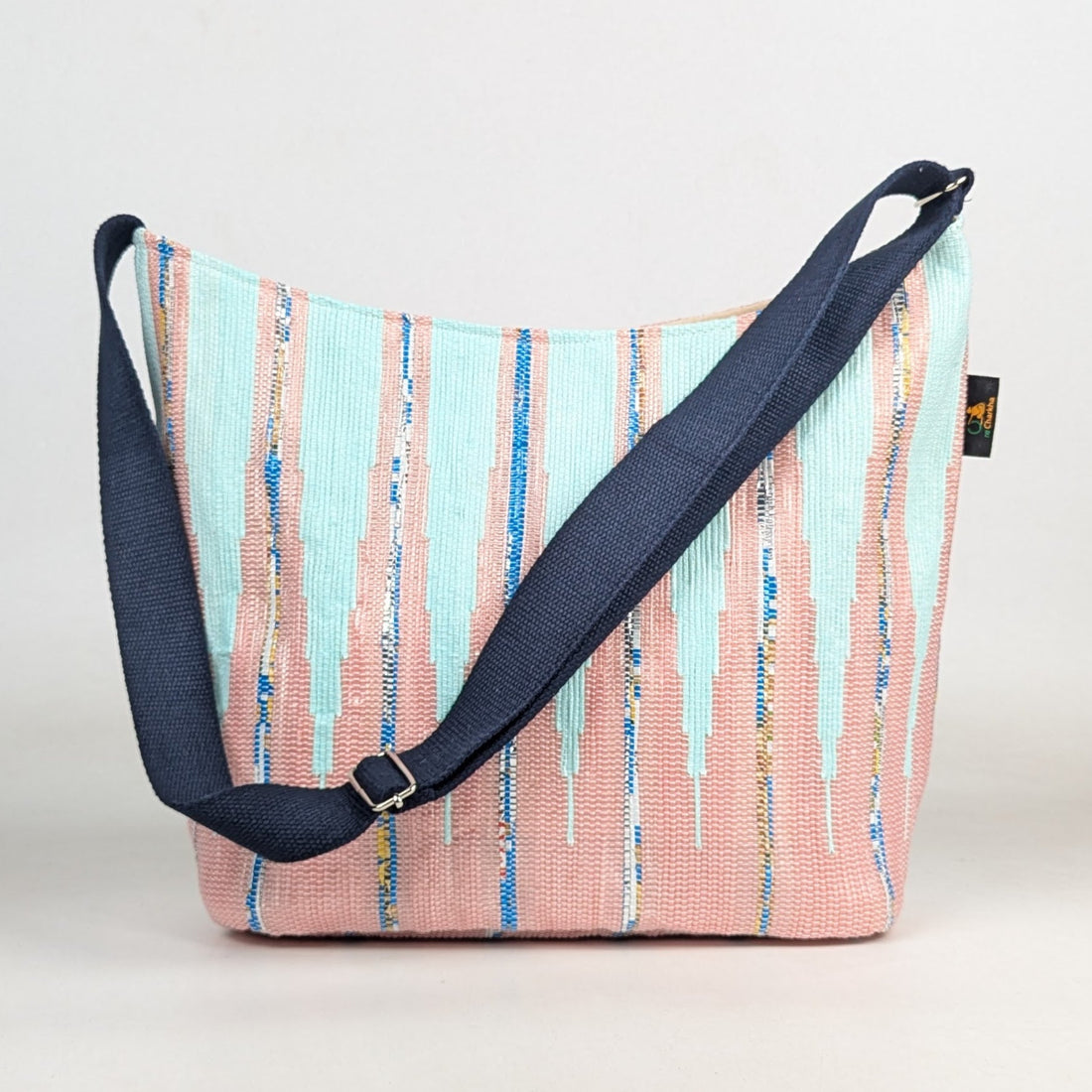 Upcycled Handcrafted Designer Eclipse Jhola Tote (EJD0226-005) PS_W