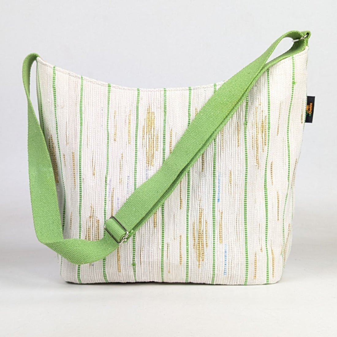 Upcycled Handcrafted Designer Eclipse Jhola Tote (EJD0226-008) PS_W