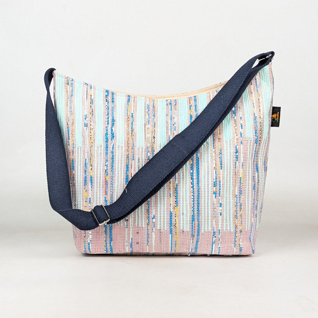 Upcycled Handcrafted Designer Eclipse Jhola Tote (EJD0326-005) PS_W