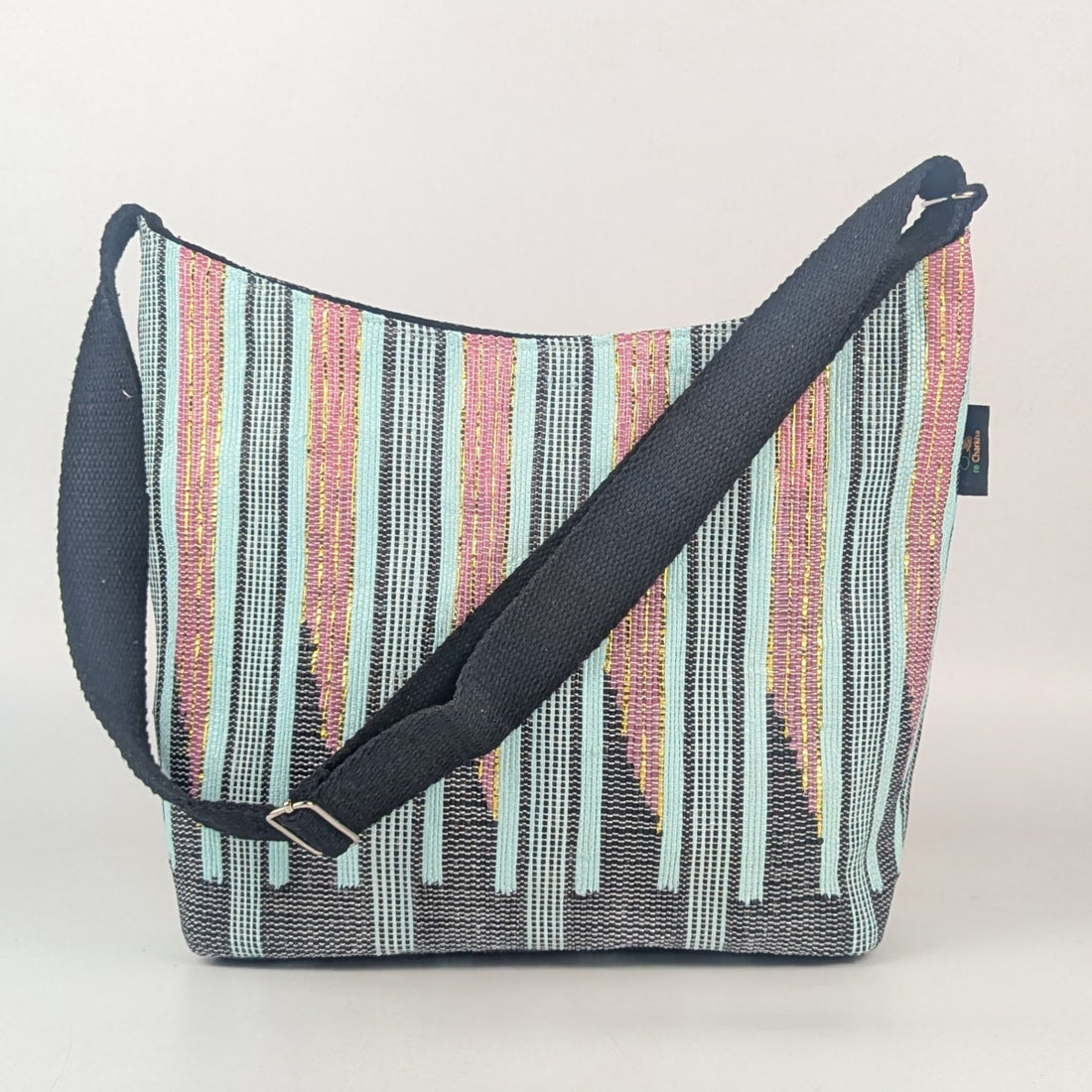 Upcycled Handcrafted Designer Eclipse Jhola Tote (EJD0925-005) PS_W