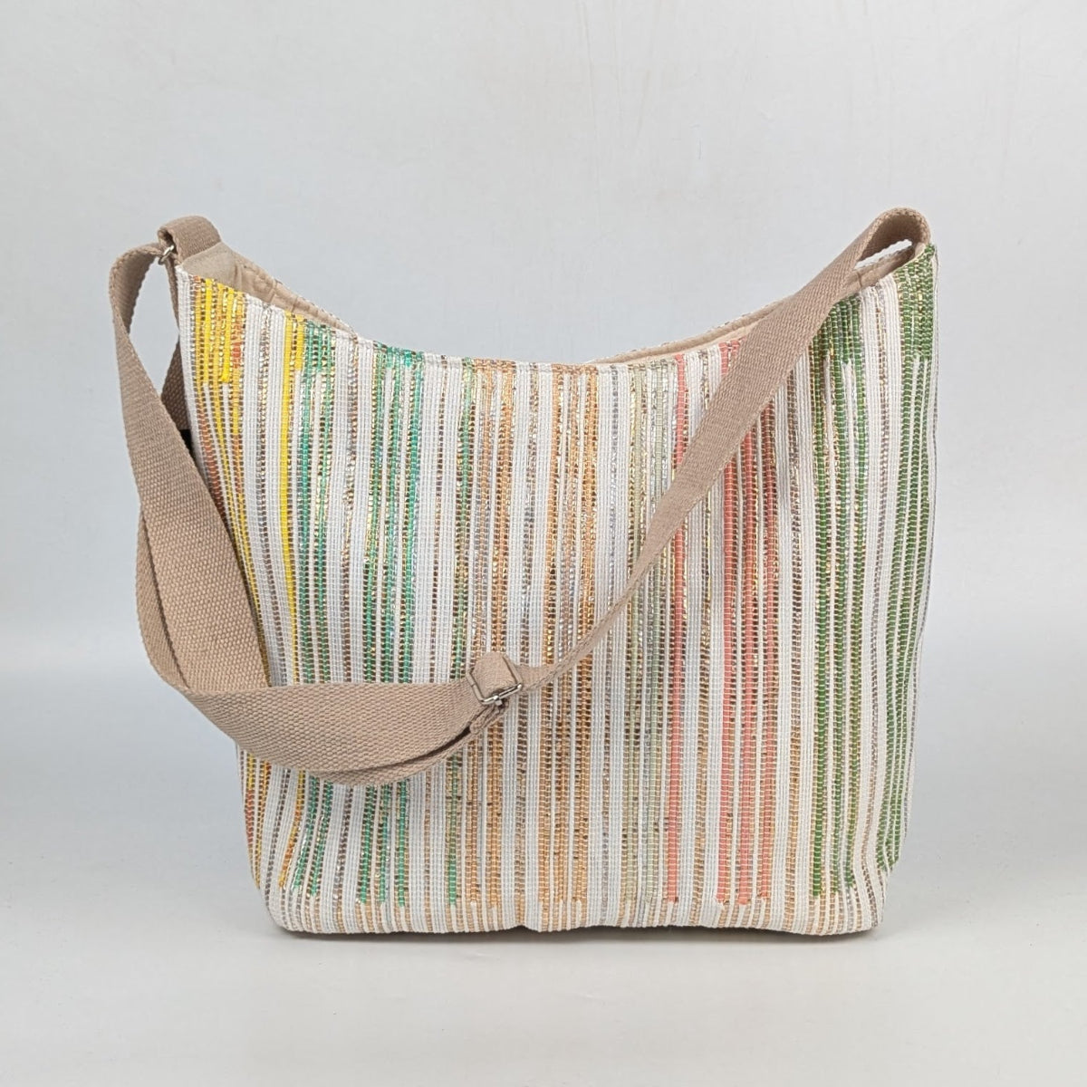 Upcycled Handcrafted Designer Eclipse Jhola Tote (EJD0926-002)