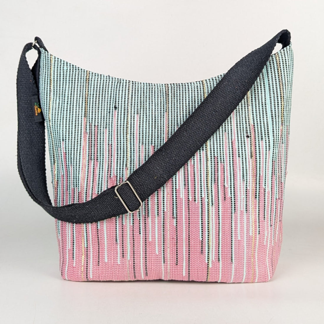 Upcycled Handcrafted Designer Eclipse Jhola Tote (EJD1025-002) PS_W