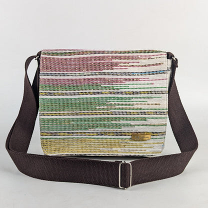 Upcycled Handcrafted Designer Messenger Bag (MBD0425-003) PS_W