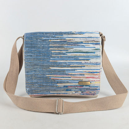 Upcycled Handcrafted Designer Messenger Bag (MBD0425-008) PS_W