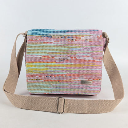 Upcycled Handcrafted Designer Messenger Bag (MBD0425-009) PS_W