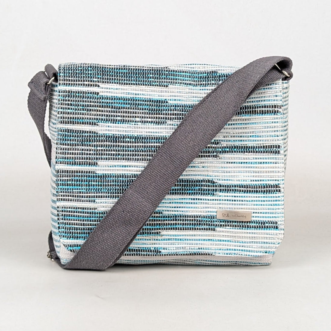 Upcycled Handcrafted Designer Messenger Bag (MBD0326-008) PS_W