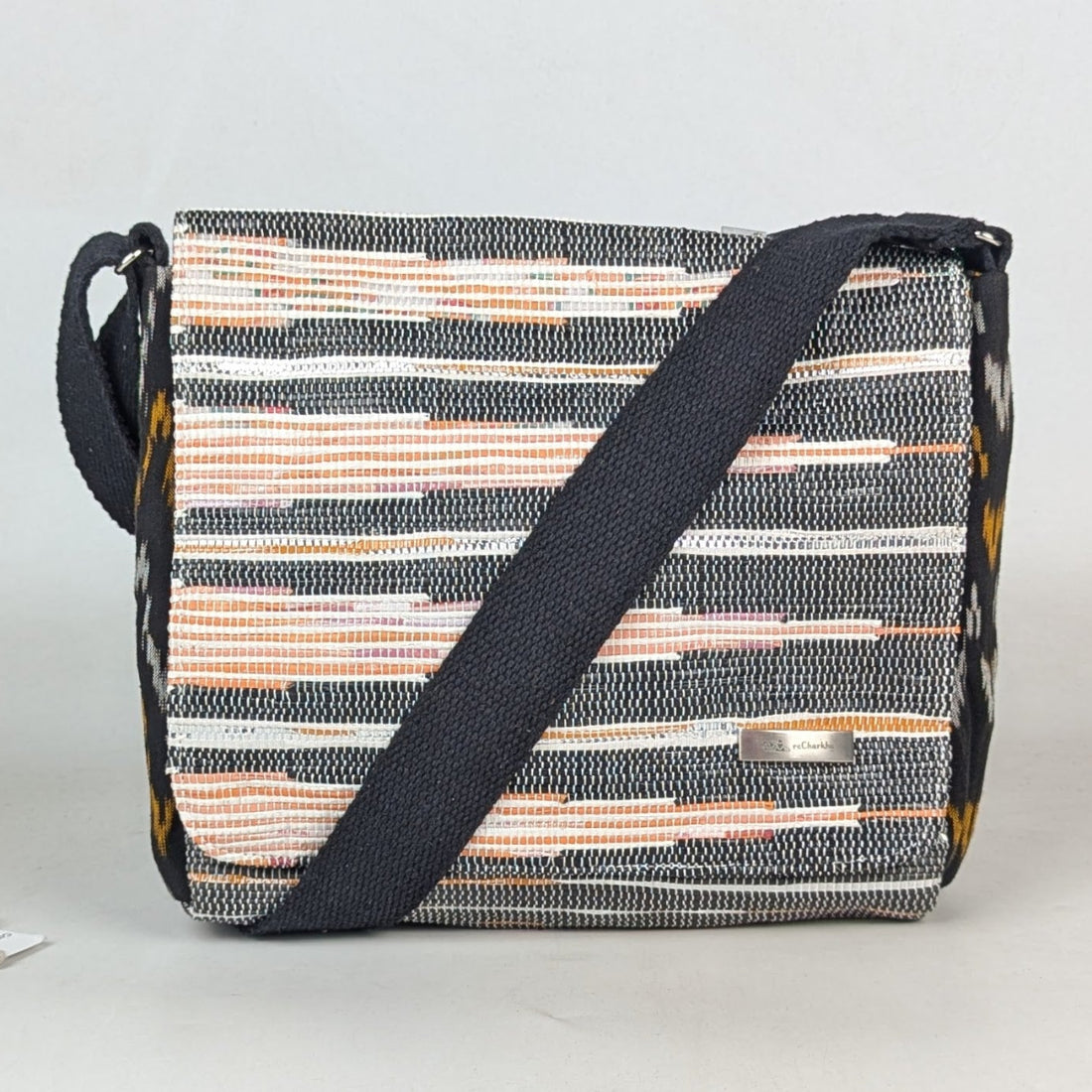 Upcycled Handcrafted Designer Messenger Bag (MBD0426-003) PS_W