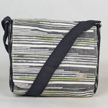 Upcycled Handcrafted Designer Messenger Bag (MBD0426-004) PS_W