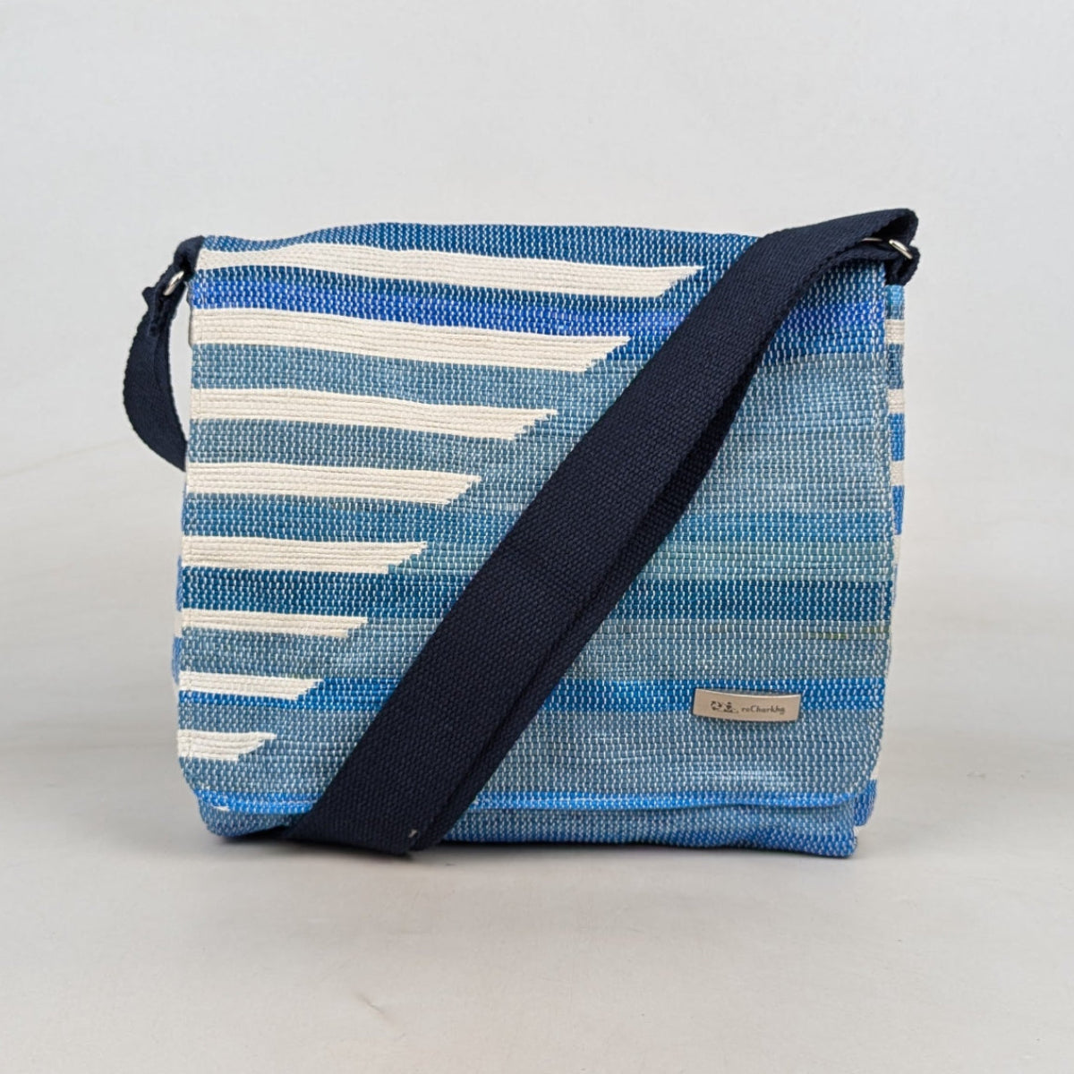 Upcycled Handcrafted Designer Messenger Bag (MBD0626-001) PS_W