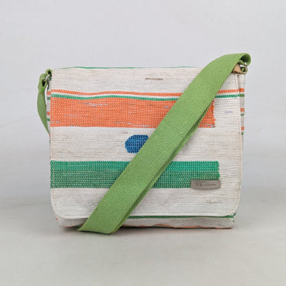 Upcycled Handcrafted Designer Messenger Bag (MBD0626-002) PS_W