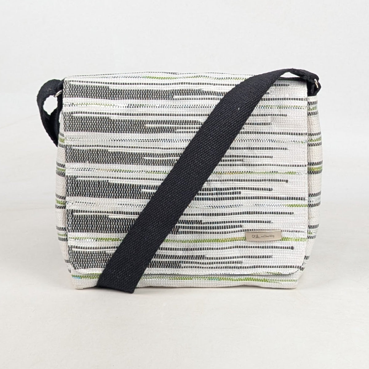 Upcycled Handcrafted Designer Messenger Bag (MBD0726-003)
