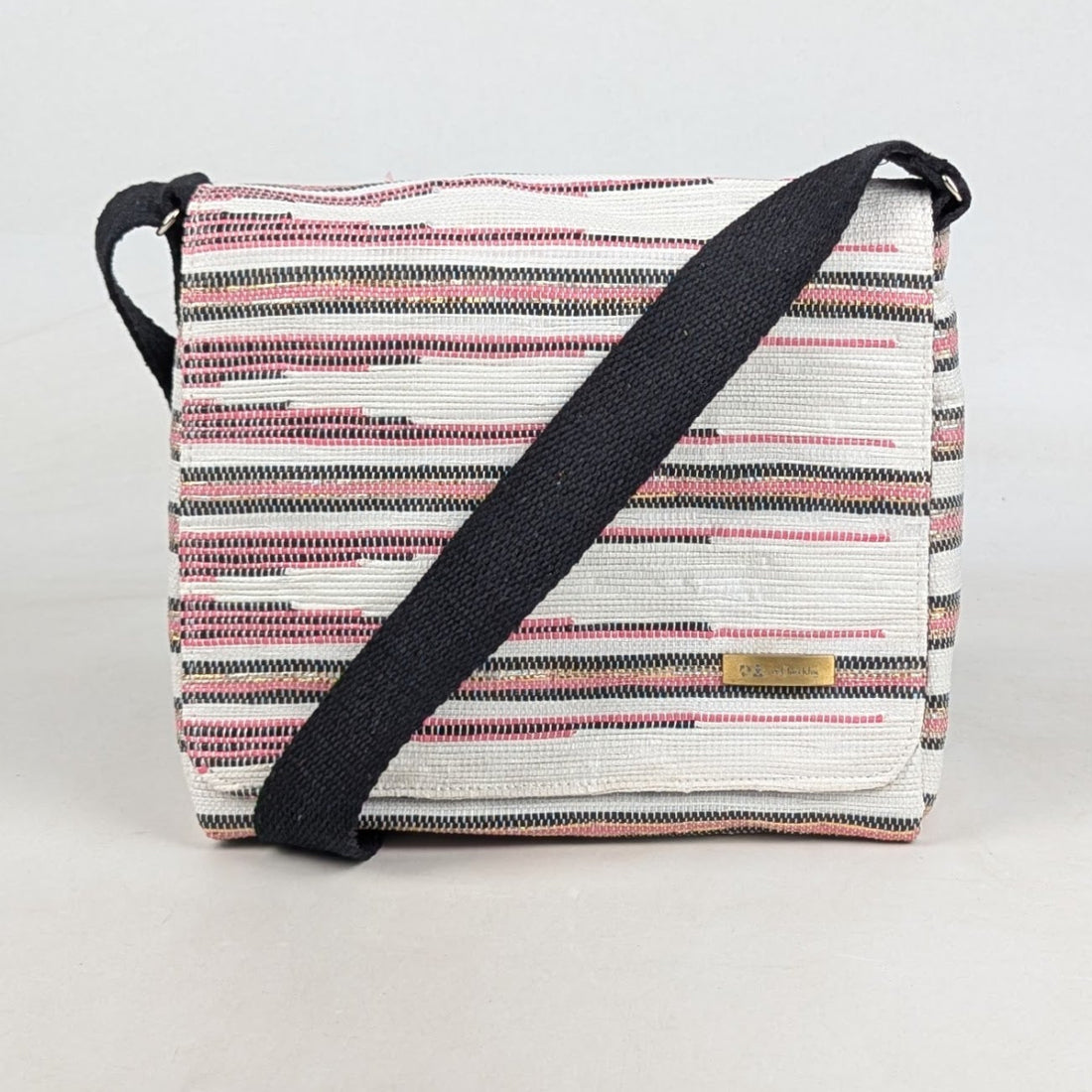 Upcycled Handcrafted Designer Messenger Bag (MBD0726-004)