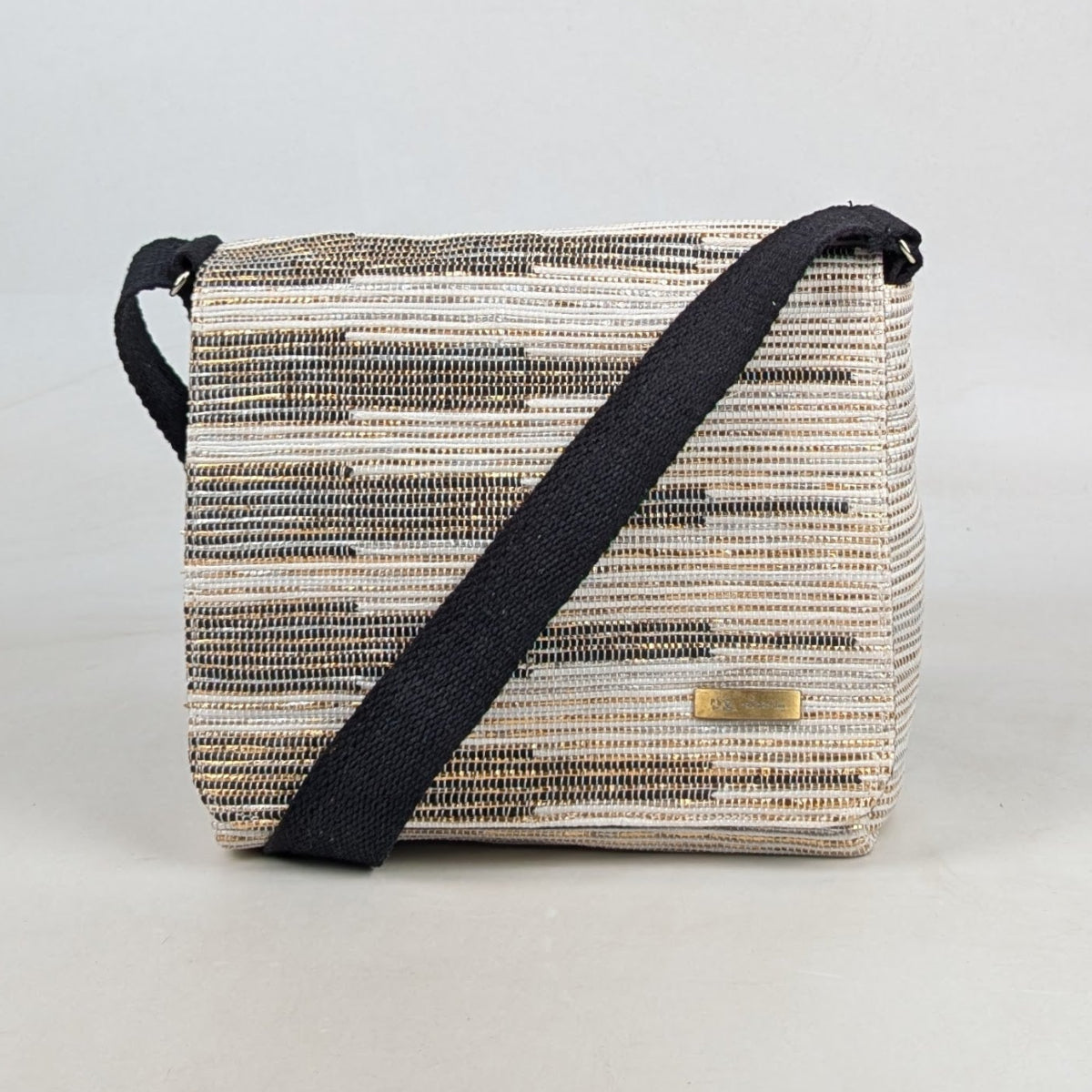 Upcycled Handcrafted Designer Messenger Bag (MBD0726-009) 