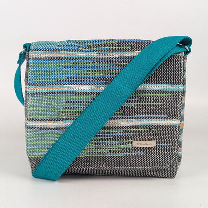 Upcycled Handcrafted Designer Messenger Bag (MBD1025-004) PS_W