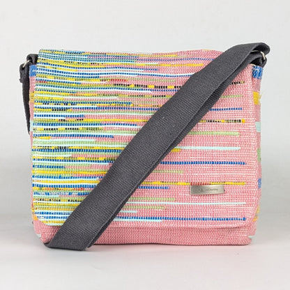 Upcycled Handcrafted Designer Messenger Bag (MBD1225-005) PS_W