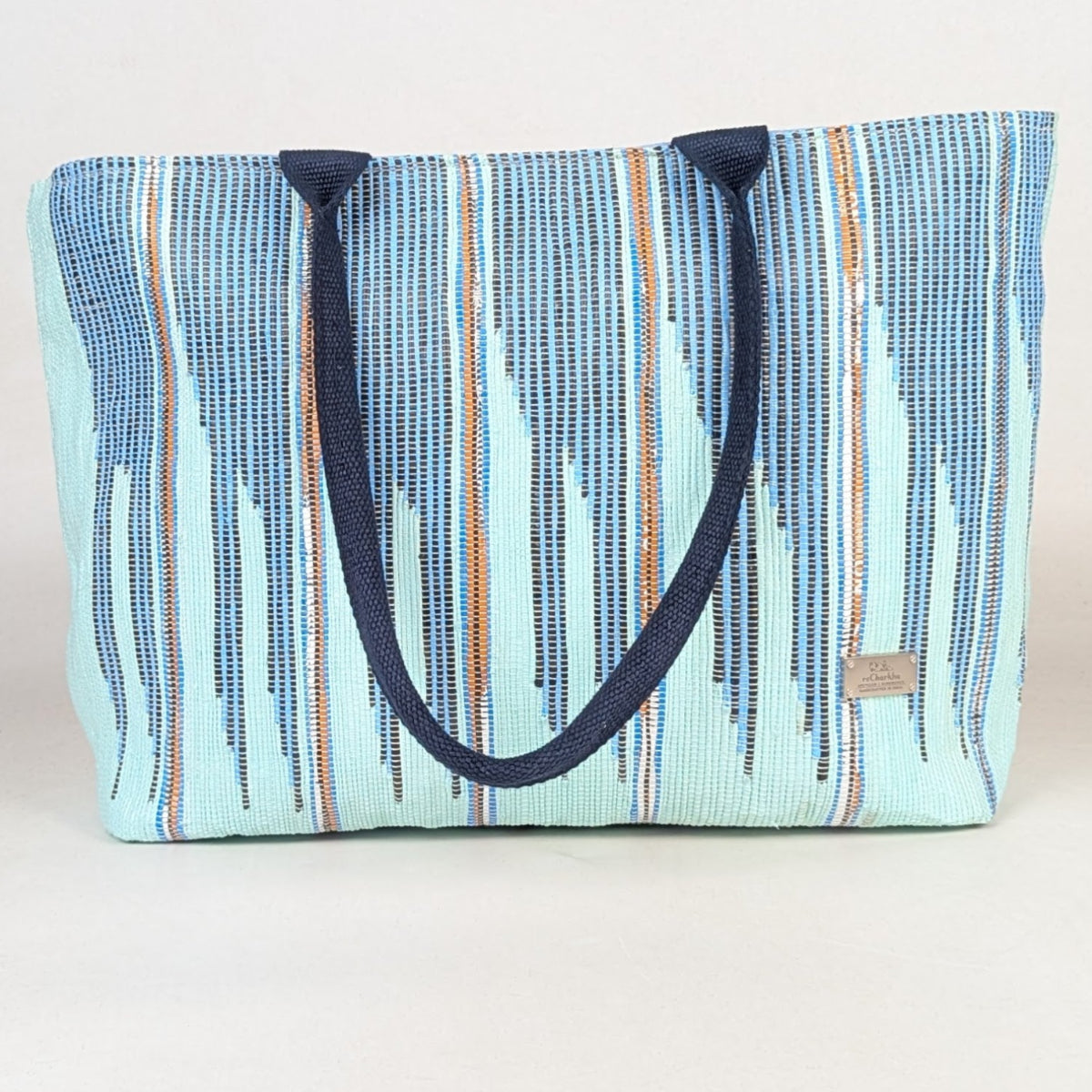 Upcycled Handcrafted Designer Office Tote (OT0426-008)PS_W