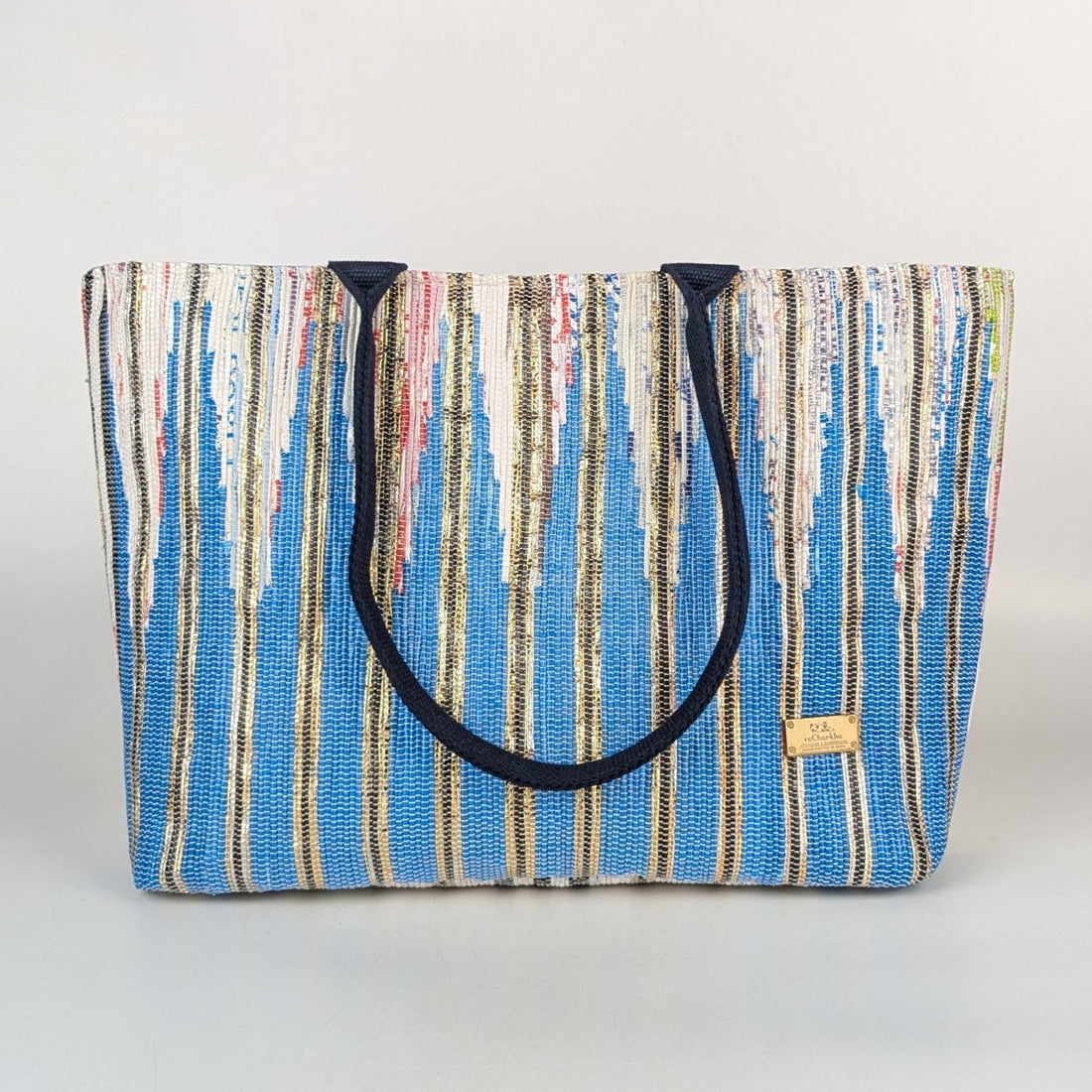 Upcycled Handcrafted Designer Office Tote (OTD0925-005) PS_W