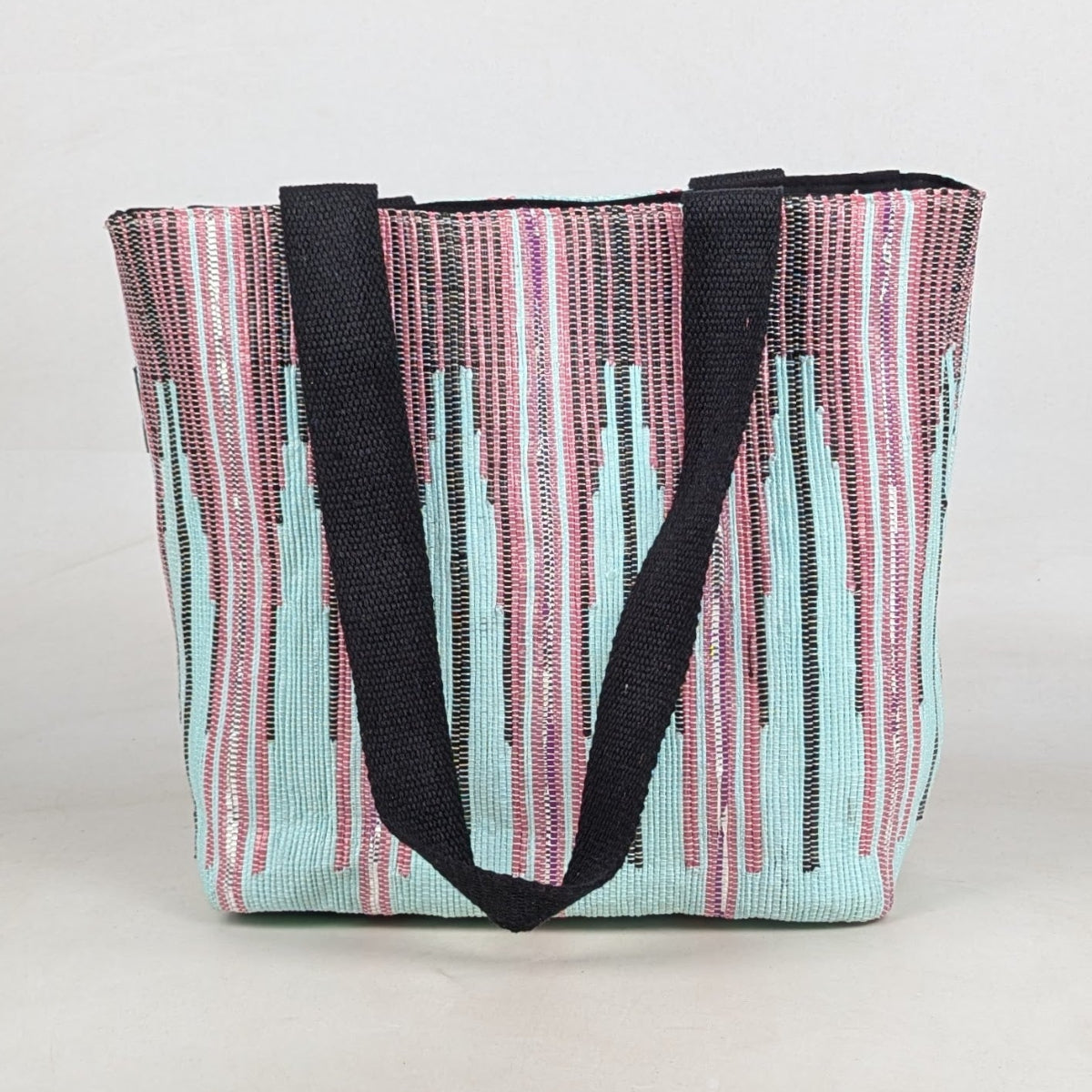 Upcycled Handcrafted Designer Shopper Tote (DST0726-001)