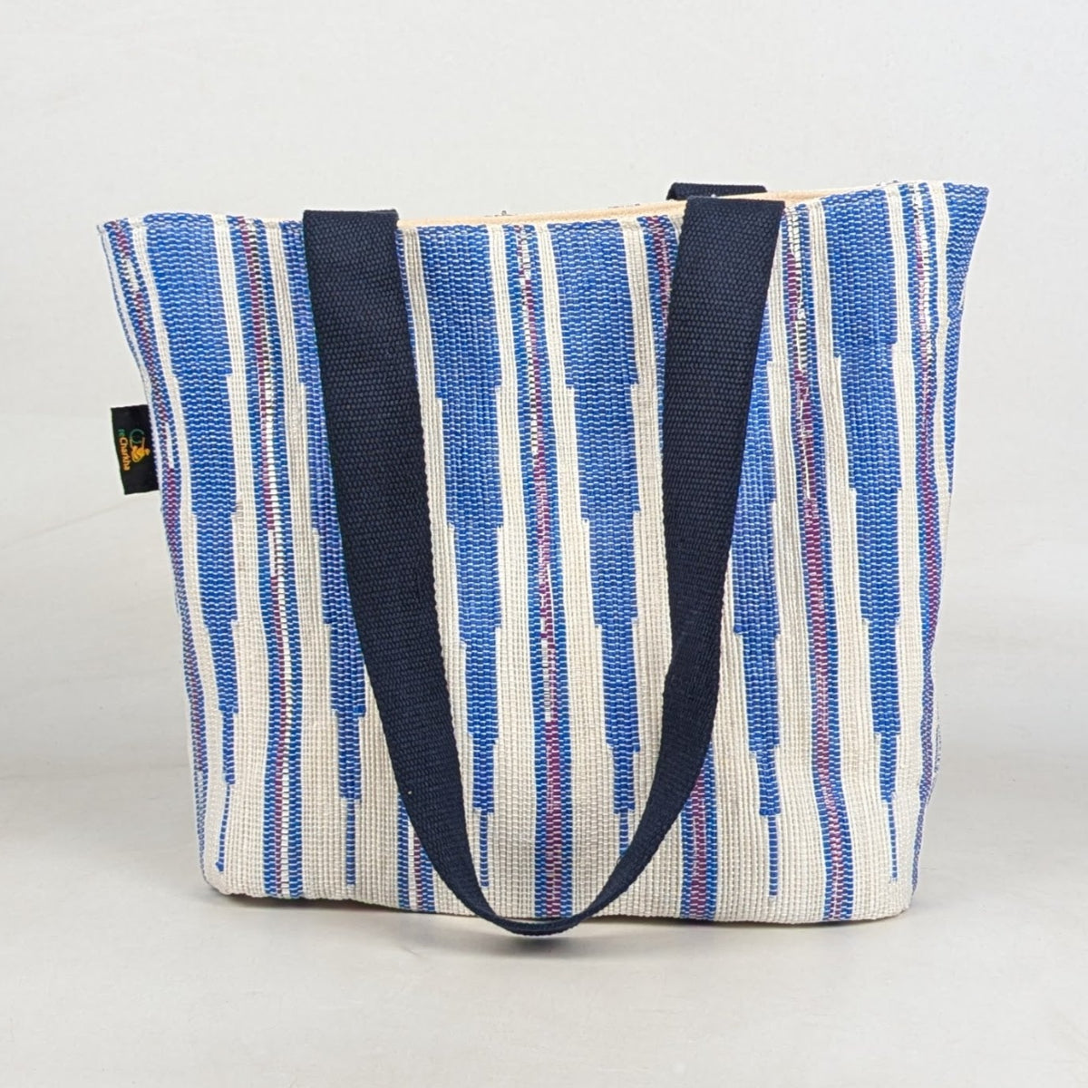 Upcycled Handcrafted Designer Shopper Tote (DST0726-003) 