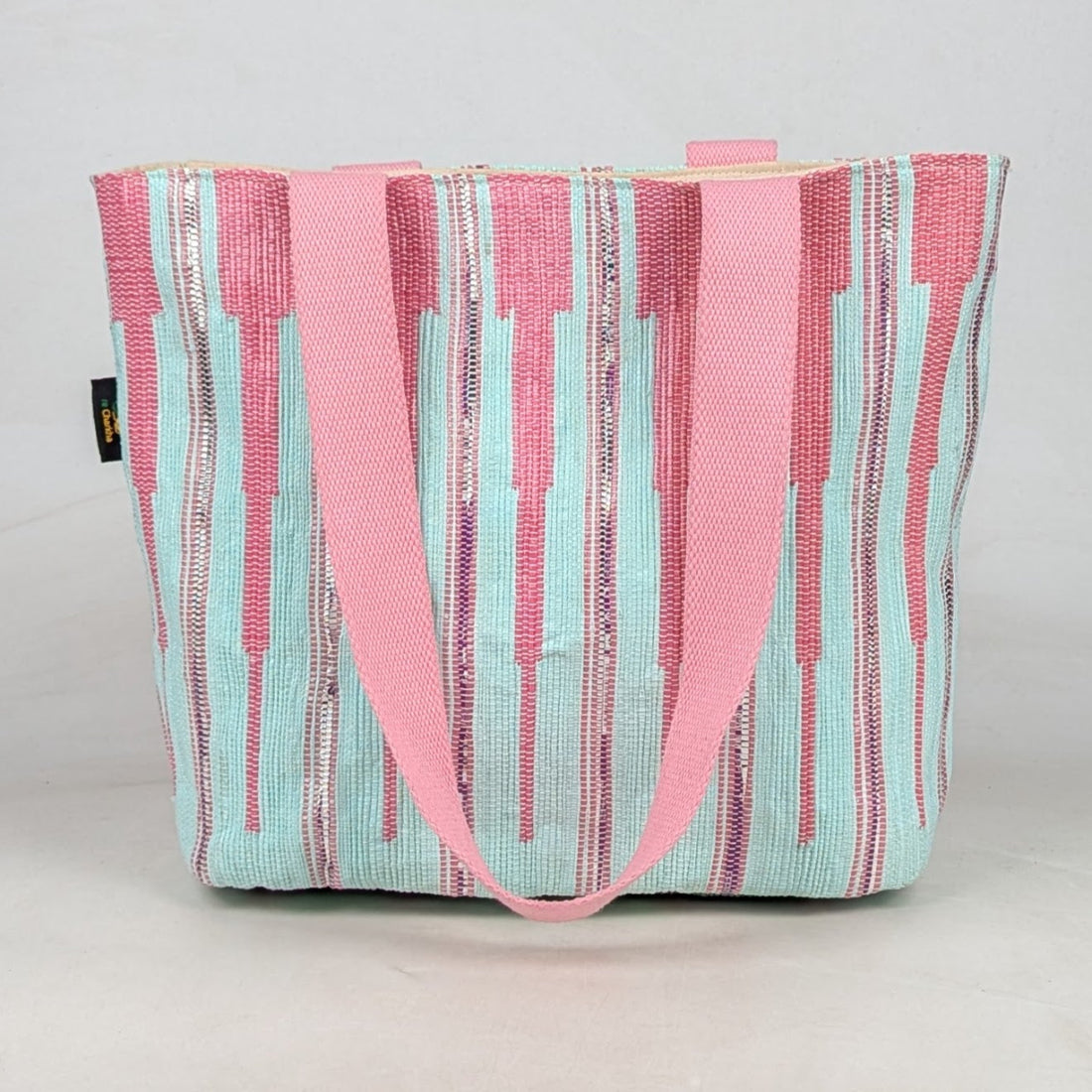 Upcycled Handcrafted Designer Shopper Tote (DST0726-020) 