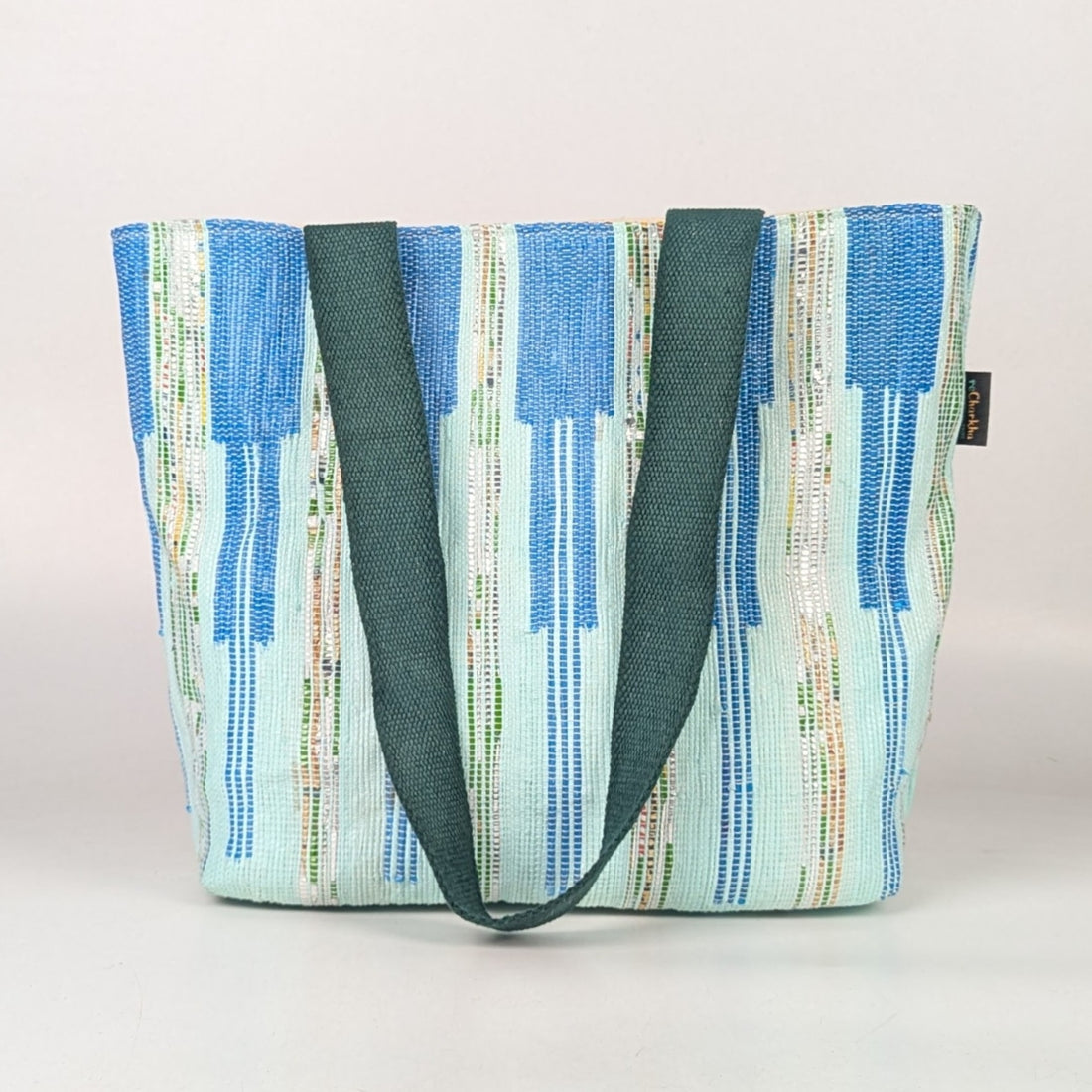 Upcycled Handcrafted Designer Shopper Tote (DST0825-002) PS_W