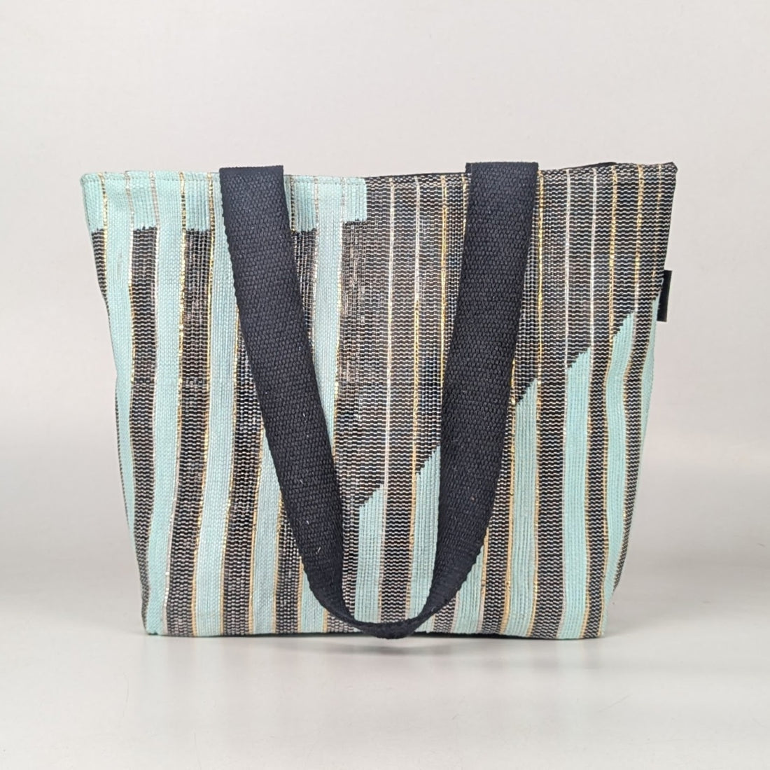 Upcycled Handcrafted Designer Shopper Tote (DST0825-010) PS_W
