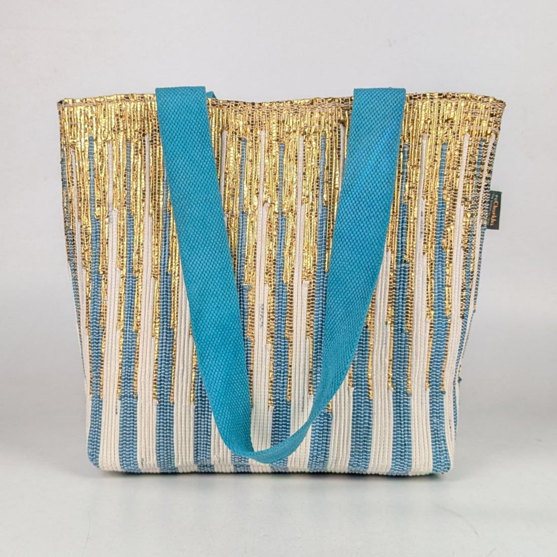 Upcycled Handcrafted Designer Shopper Tote (DST1125-010) PS_W