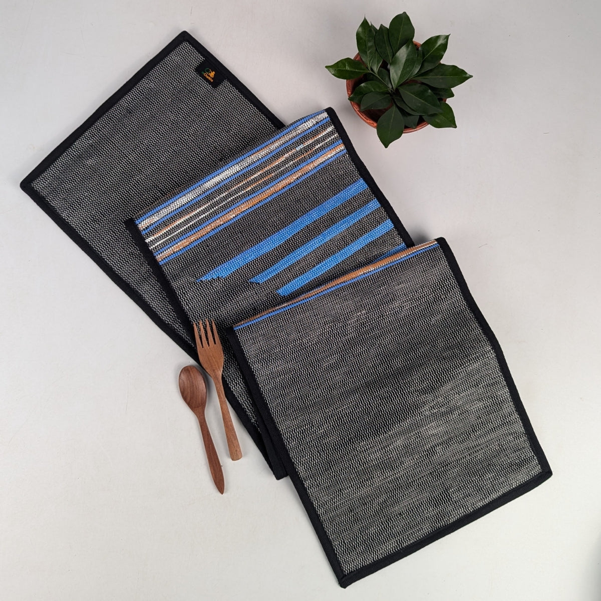 Upcycled Handcrafted Designer Table Runner (TRD1025-002) PS_W