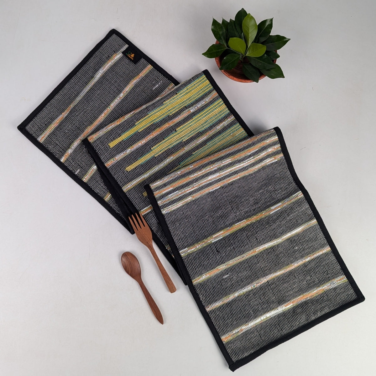 Upcycled Handcrafted Designer Table Runner (TRD1025-004) PS_W