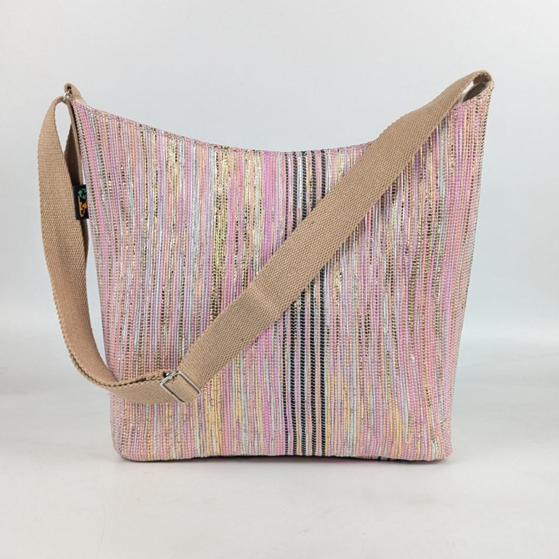 Upcycled Handcrafted Eclipse Jhola Tote (EJ0425-002) PS_W