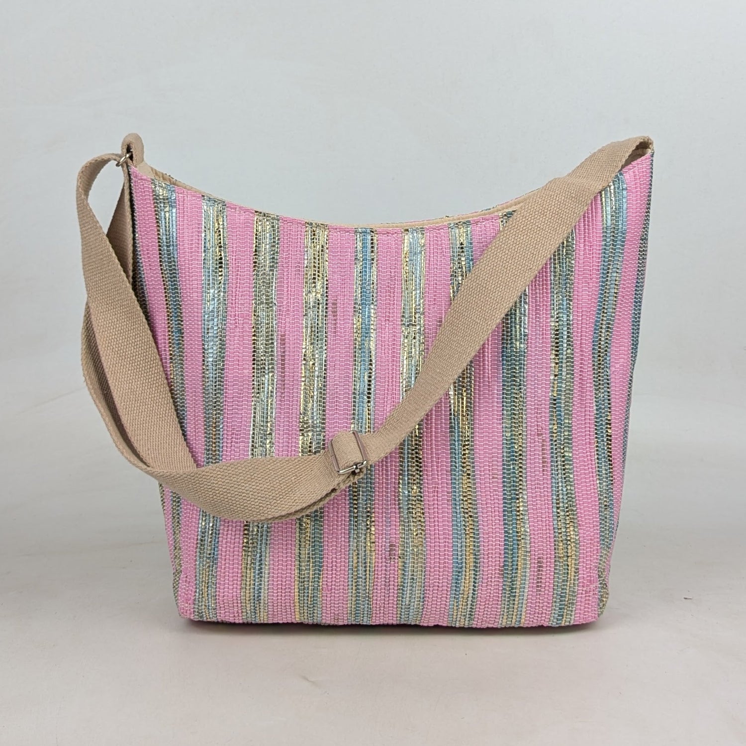 Upcycled Handcrafted Eclipse Jhola Tote (EJ0626-009) PS_W 