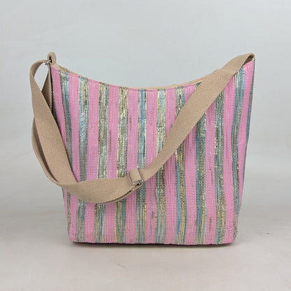 Upcycled Handcrafted Eclipse Jhola Tote (EJ0626-009) PS_W 
