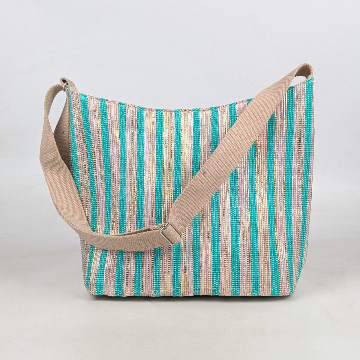Upcycled Handcrafted Eclipse Jhola Tote (EJ0626-013) 