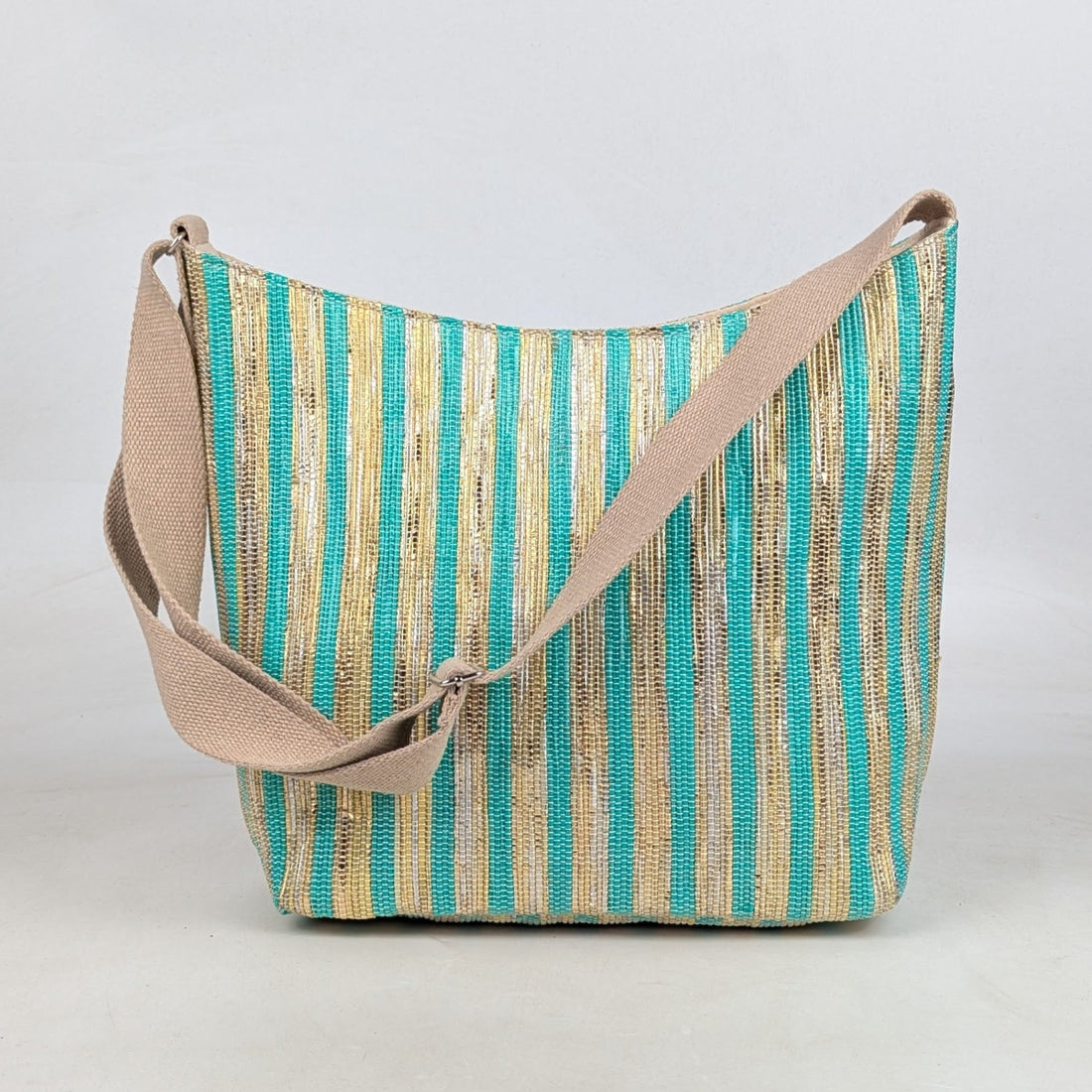 Upcycled Handcrafted Eclipse Jhola Tote (EJ0626-015) 