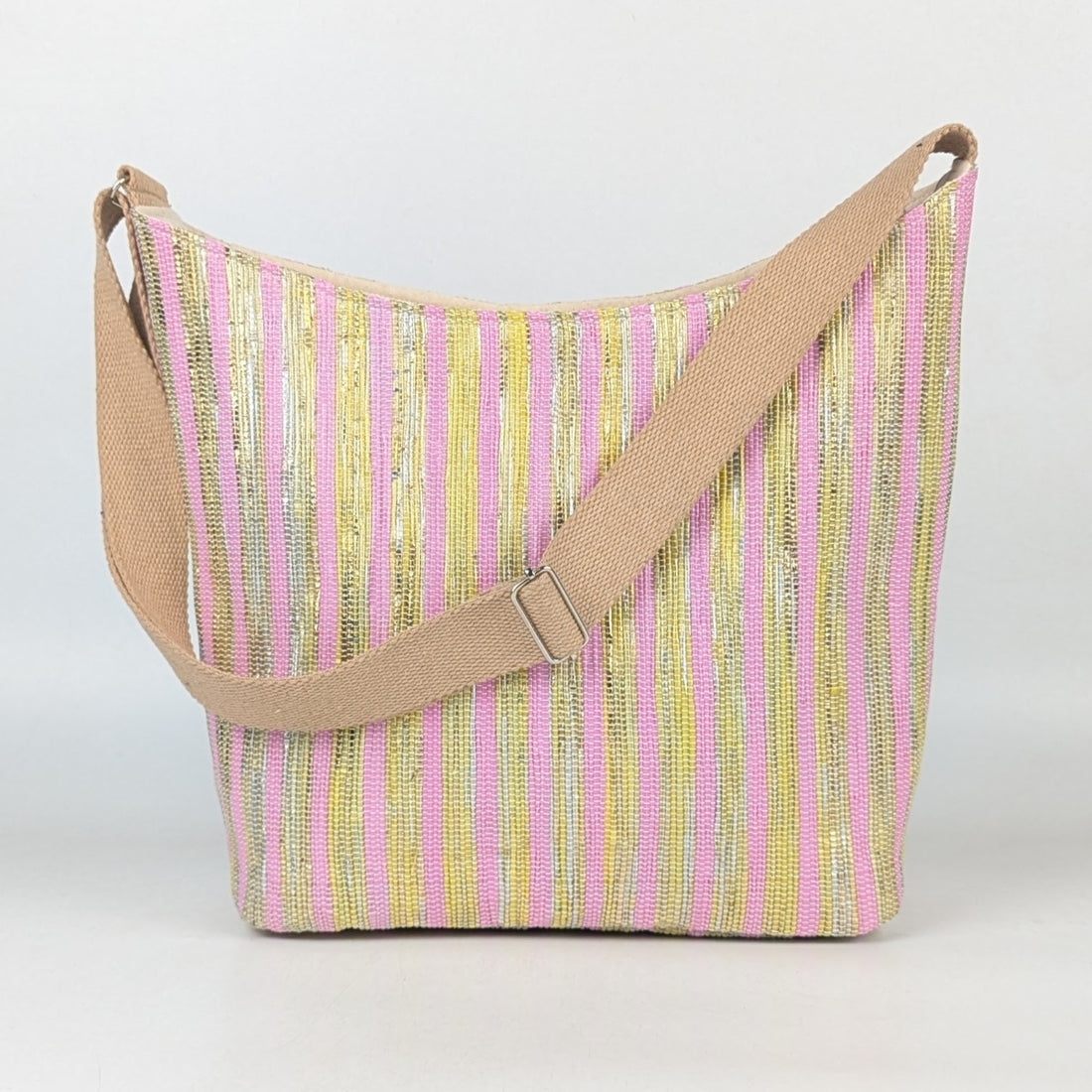 Upcycled Handcrafted Eclipse Jhola Tote (EJ0825-004) PS_W