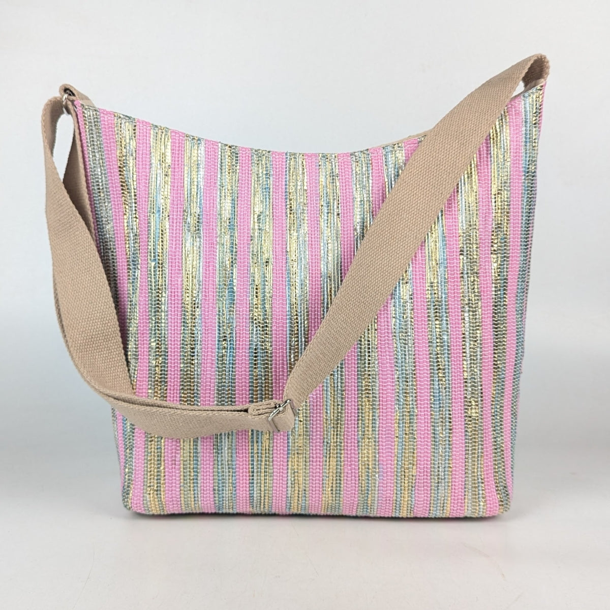 Upcycled Handcrafted Eclipse Jhola Tote (EJ1125-004) PS_W