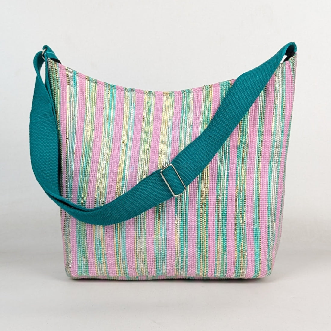 Upcycled Handcrafted Eclipse Jhola Tote (EJ1225-006) PS_W