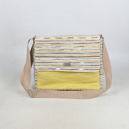 Upcycled Handcrafted Executive Messenger Laptop Bag (MLB0726-007)