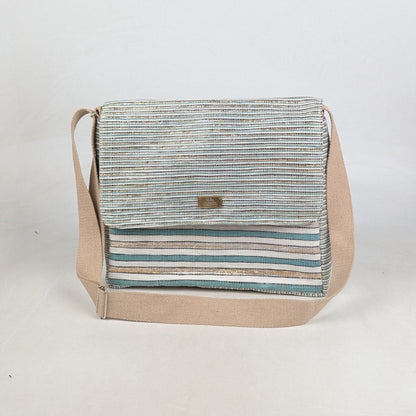 Upcycled Handcrafted Executive Messenger Laptop Bag (MLB0726-011)