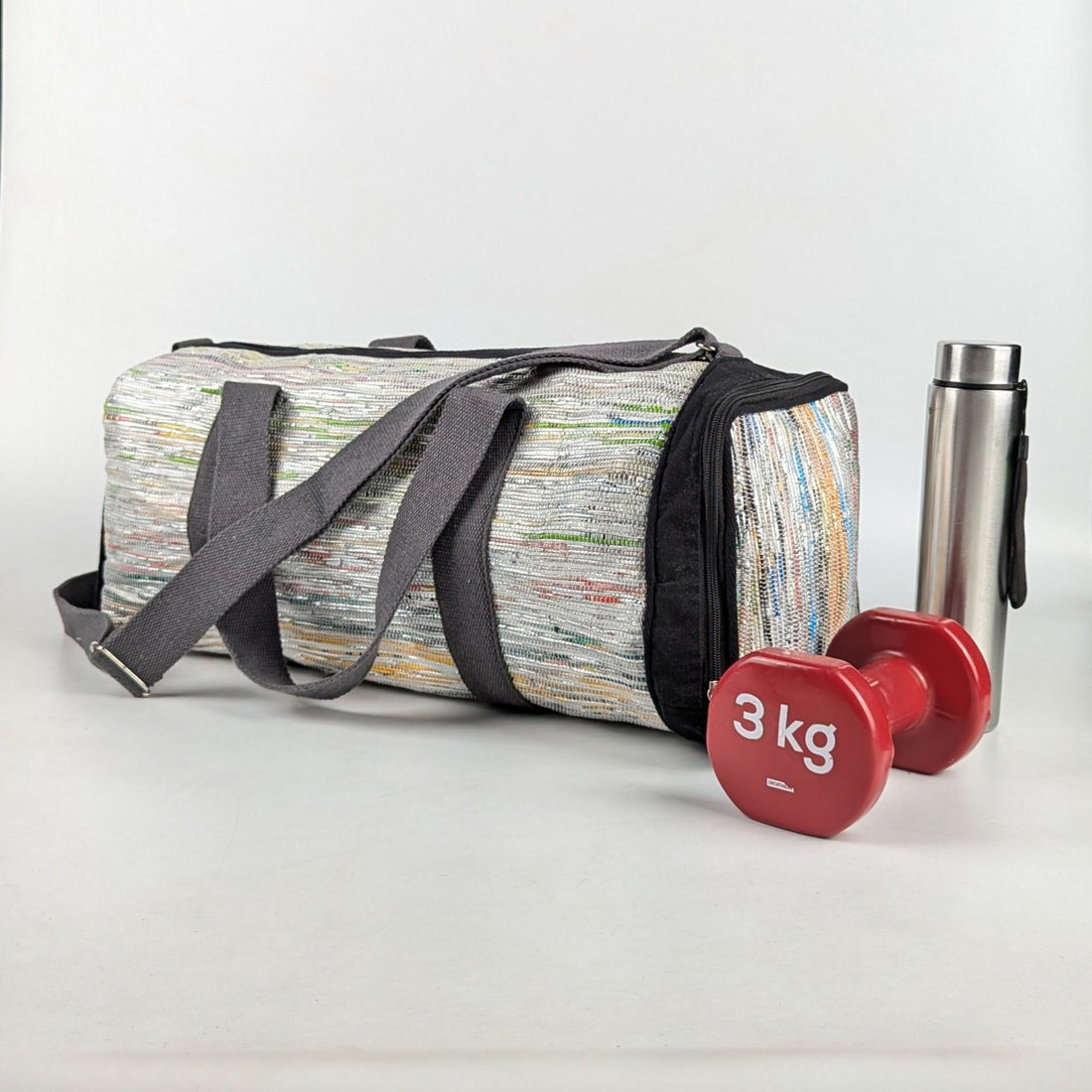 Upcycled_Handcrafted_Gym_Duffle_Weekender_Bag_1
