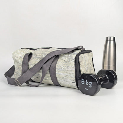 Upcycled Handcrafted Gym Duffle Weekender Bag (GDB0926-003)