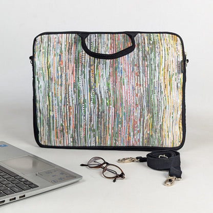 Upcycled Handcrafted Laptop Sleeve 16 inch (LSB160226-006) PS_W