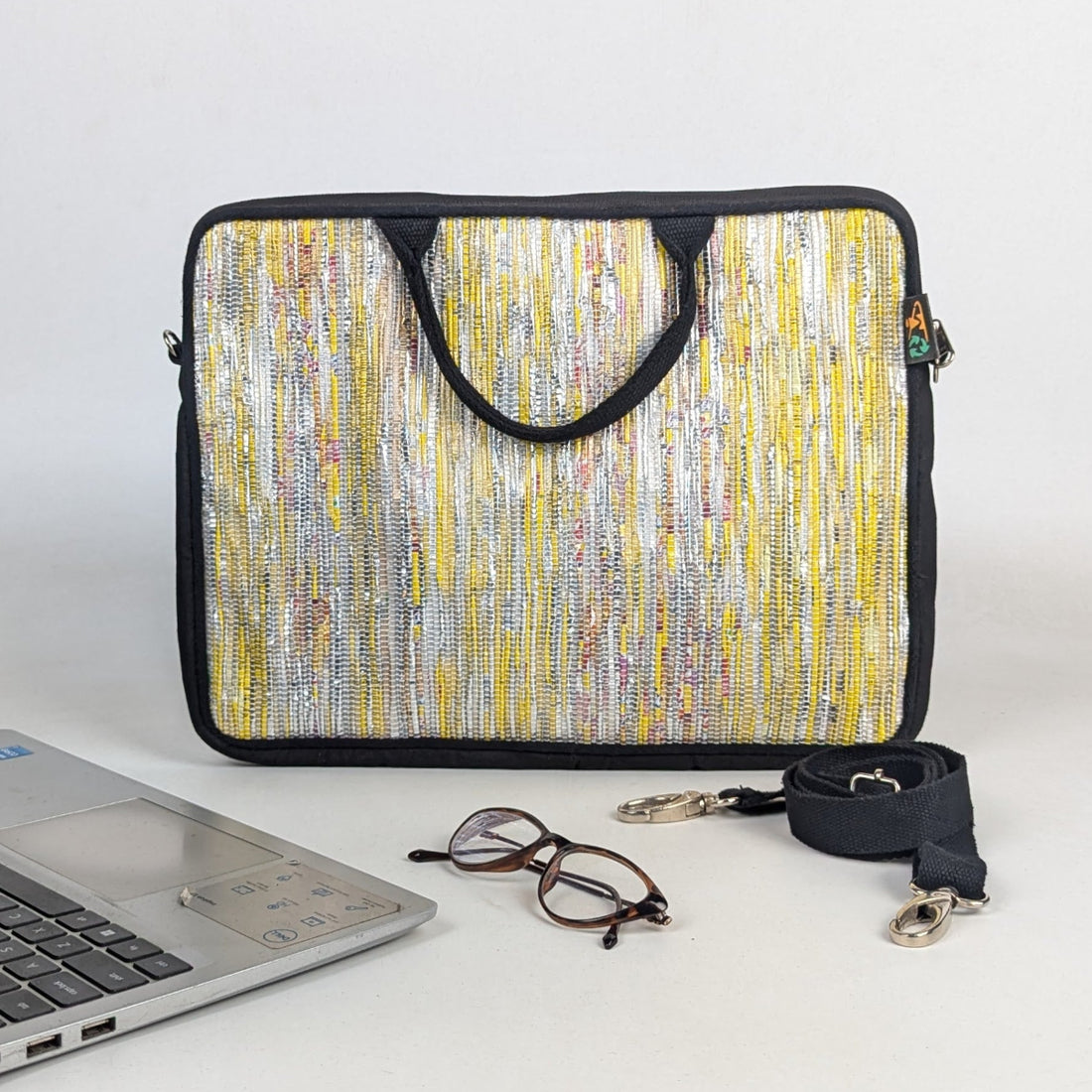 Upcycled Handcrafted Laptop Sleeves 14 inches (LSB140226-006) PS_W