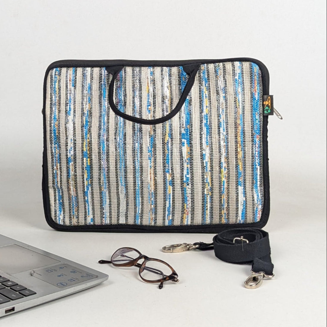 Upcycled Handcrafted Laptop Sleeves 14 inches (LSB140226-008) PS_W