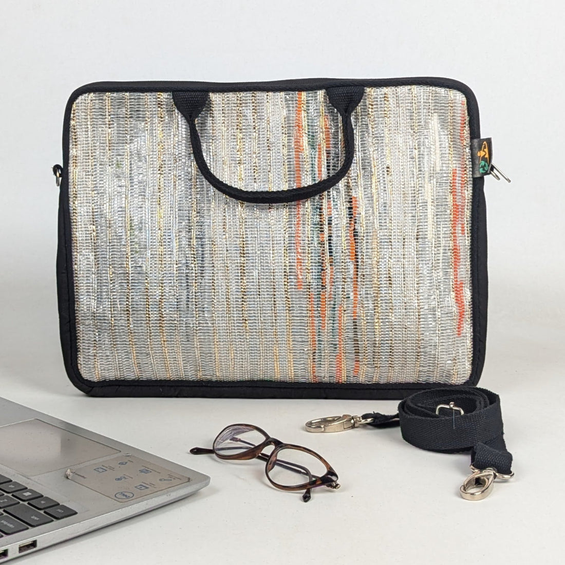 Upcycled Handcrafted Laptop Sleeves 14 inches (LSB140226-009) PS_W