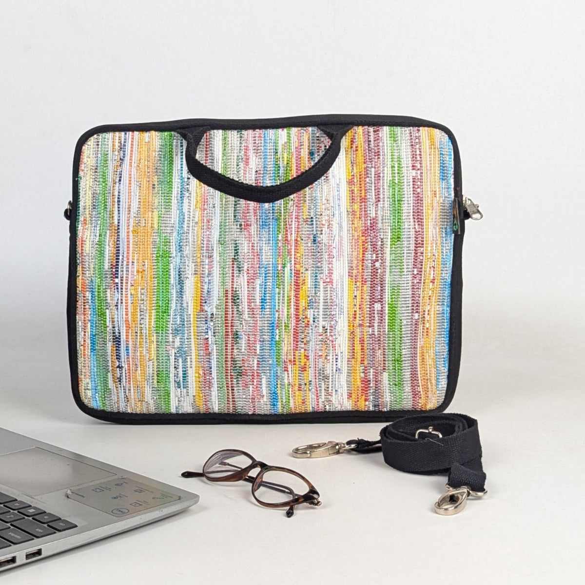 Upcycled Handcrafted Laptop Sleeves 14 inches (LSB140226-012) PS_W